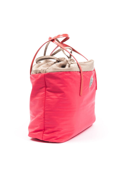 Red Polyester Women Shoulder Bag