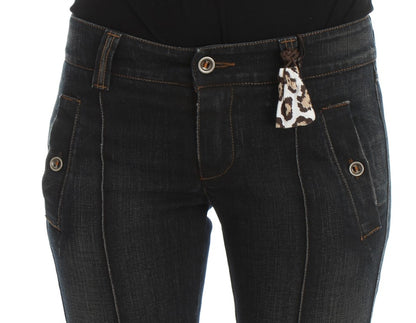Blue Wash Cotton Slim Fit Jeans