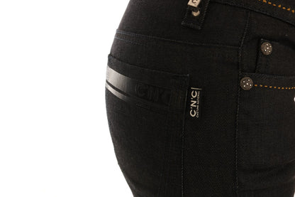 Blue Cotton Stretch Slim Fit Jeans